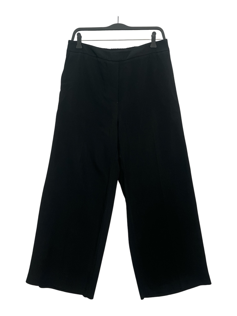 Boden Pants Women’s 8P Black Wide Leg Pull-On Pockets Trousers
